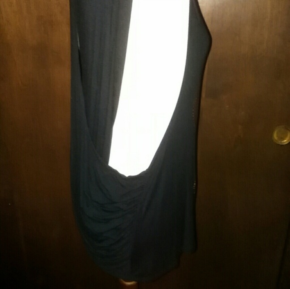 NWOT gorgeous metal rivet owl slinky wrap tank - Picture 3 of 6